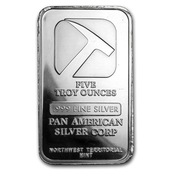 5 oz Silver Bar - Pan American Silver Corp 5 oz Silver Bar - Pan American Silver Corp
