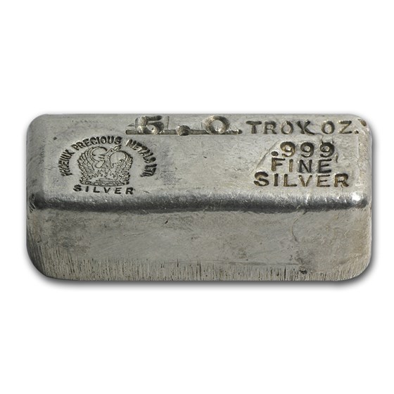 Buy 5 oz Silver Bar - Phoenix Precious Metals Ltd. | APMEX