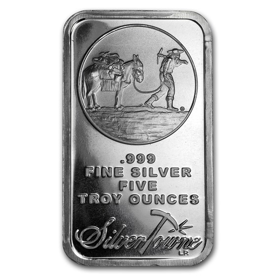 5 oz Silver Bar - SilverTowne 5 oz Silver Bar - SilverTowne