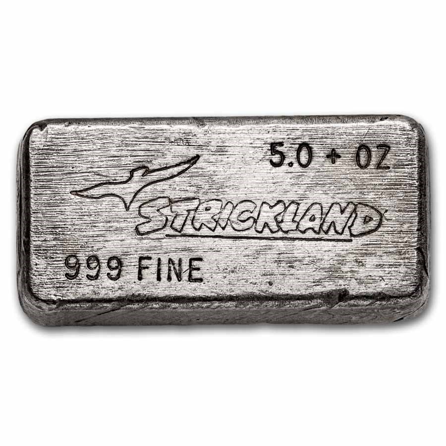 5 oz Silver Bar - Strickland