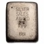 5 oz Silver Bar - Vintage Hoover & Strong (Sales Award, Poured)
