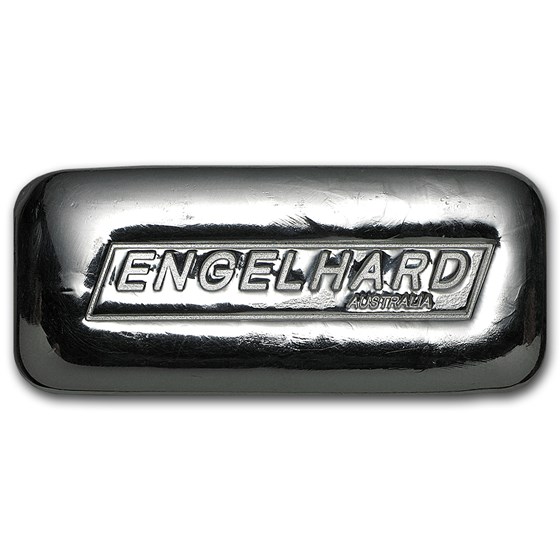 5 oz Silver Cast-Poured Bar - Engelhard-Australia 5 oz Silver Cast-Poured Bar - Engelhard-Australia