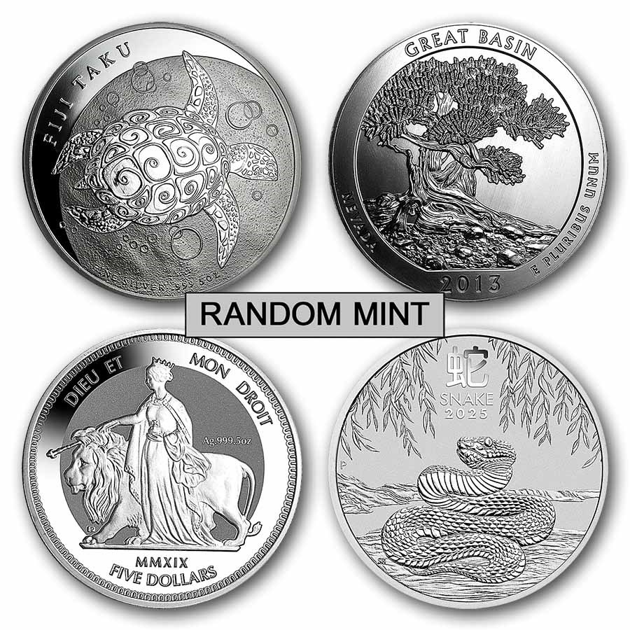 5 oz Silver Coin - Random Mint