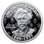 5 oz Silver Colorized Round - Mucha Series (Champagne White Star)