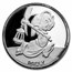 5 oz Silver - Disney's Snow White 50th Anniv (Dopey, w/Box & COA)