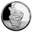 5 oz Silver - Disney's Snow White 50th Anniv (Happy, w/Box & COA)