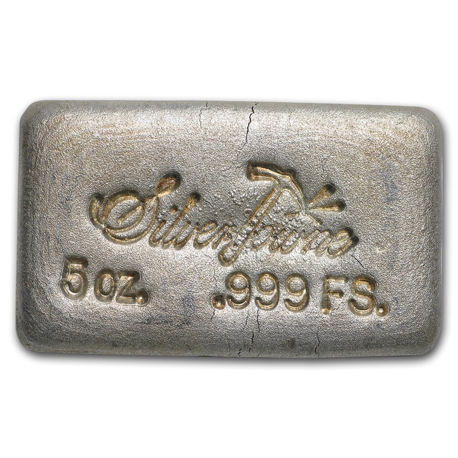 5 oz Silver Hand Poured Bar - SilverTowne