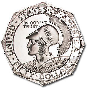 Buy 5 oz Silver Octagonal Medal - Panama-Pacific | APMEX