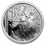 5 oz Silver Proof Round - Mucha Series (JOB)