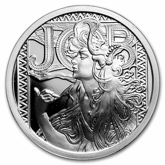 5 oz Silver Proof Round - Mucha Series (JOB) 5 oz Silver Proof Round - Mucha Series (JOB)