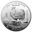 5 oz Silver Round - APMEX (2017 Year of the Rooster)