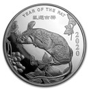 5 oz Silver Round - APMEX (2020 Year of the Rat)
