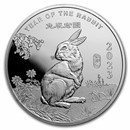 5 oz Silver Round - APMEX (2023 Year of the Rabbit)