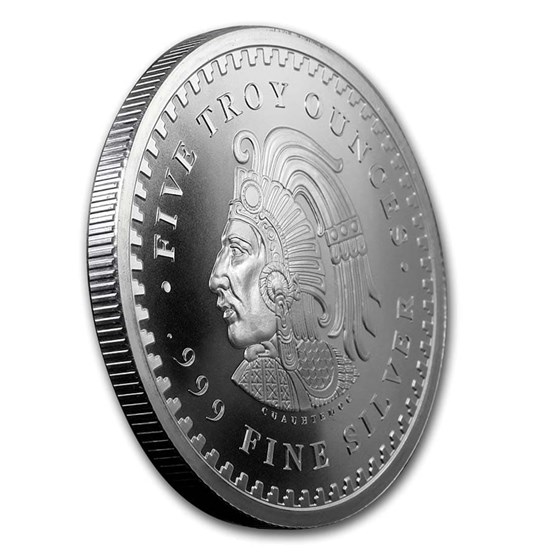 Buy 5 oz Silver Round Aztec Calendar APMEX