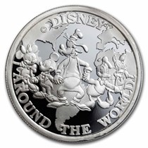 Buy 5 oz Silver Round - Disney/Around the World Peter Pan PR-69