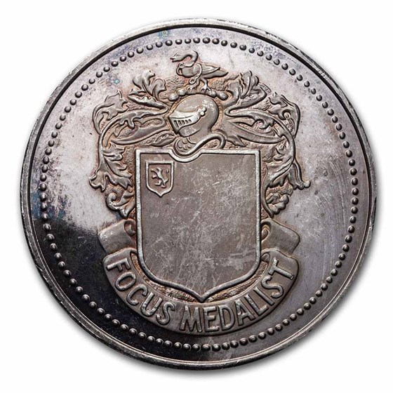 5 oz Silver Round - Johnson Matthey (Focus Medalist)