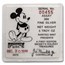 5 oz Silver Round - Mickey's Happy New Year (w/Box & COA)