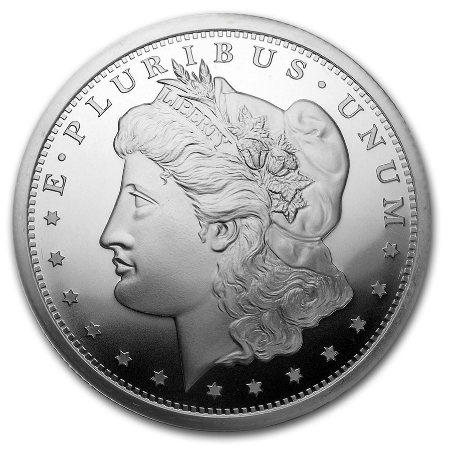 Buy 5 oz Silver Round - Morgan Dollar | APMEX