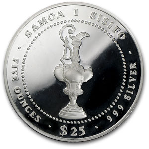 Buy 5 oz Silver Round - Samoa America's Cup Medal | APMEX