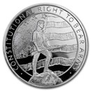 5 oz Silver Round - Second Amendment (Right to Bear Arms)