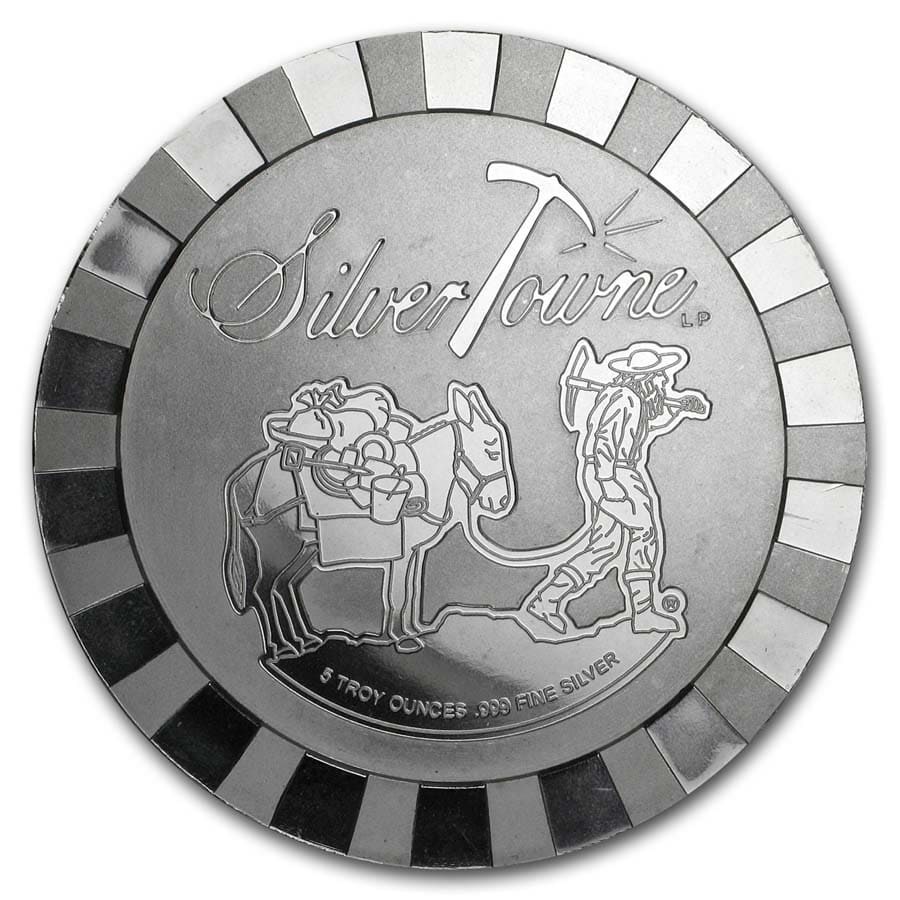 5 oz Silver Round - SilverTowne Prospector Stackables™