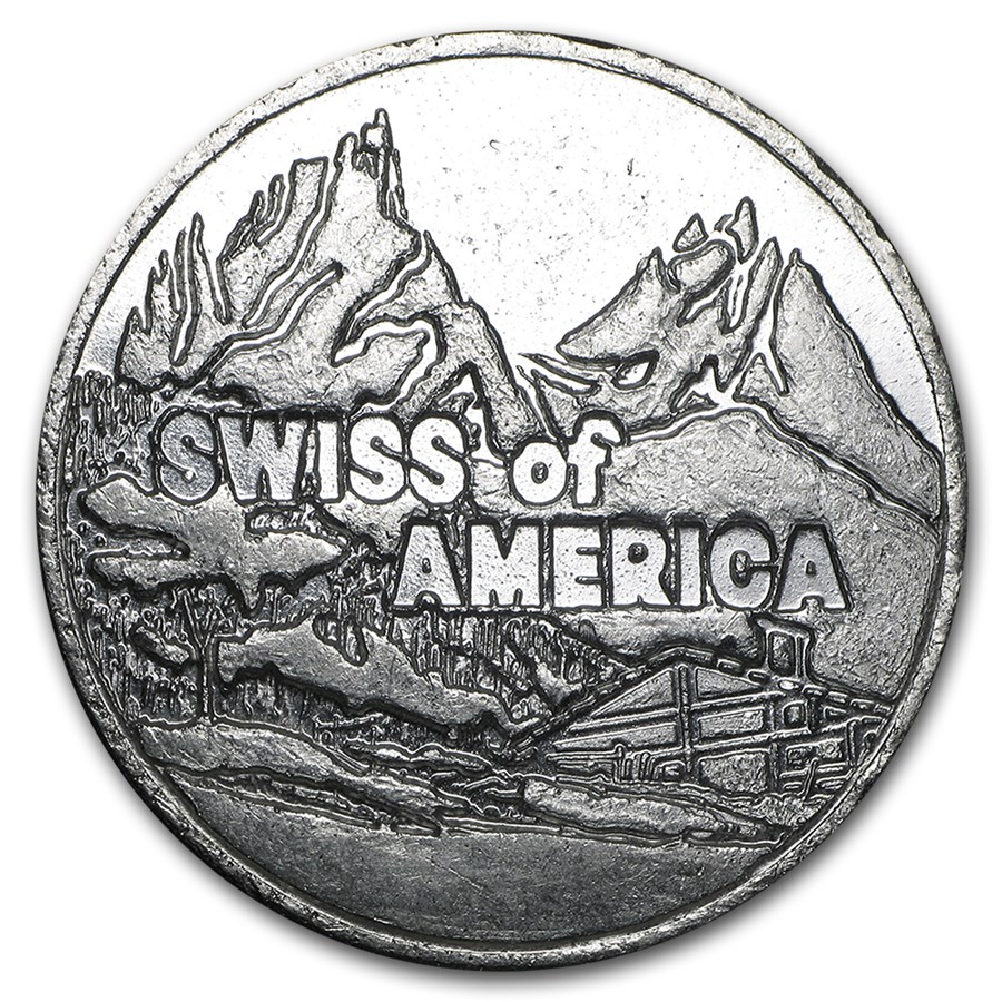 5 oz Silver Round - Swiss of America