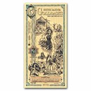 5 South Dakota Goldback - Aurum Gold Foil Note (24k)