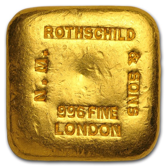 5 Tolas Gold Square - Rothschild (1.87 oz .996 Fine) 5 Tolas Gold Square - Rothschild (1.87 oz .996 Fine)