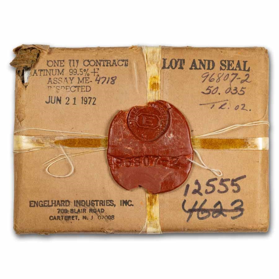 50.035 oz Platinum Bar - Engelhard (#12555, Sealed)
