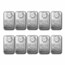 (50) 1 oz Silver Bar - U.S. State Collection
