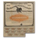 $50 Bond - Massachusetts & New Mexico Consolidated Mining Co 1882