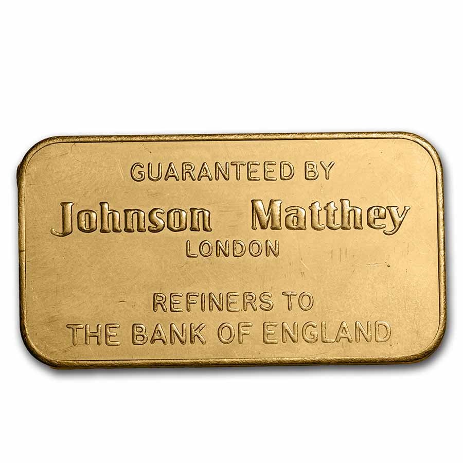 Buy 50 gram Gold Bar - Johnson Matthey-London Aargauische Bank | APMEX