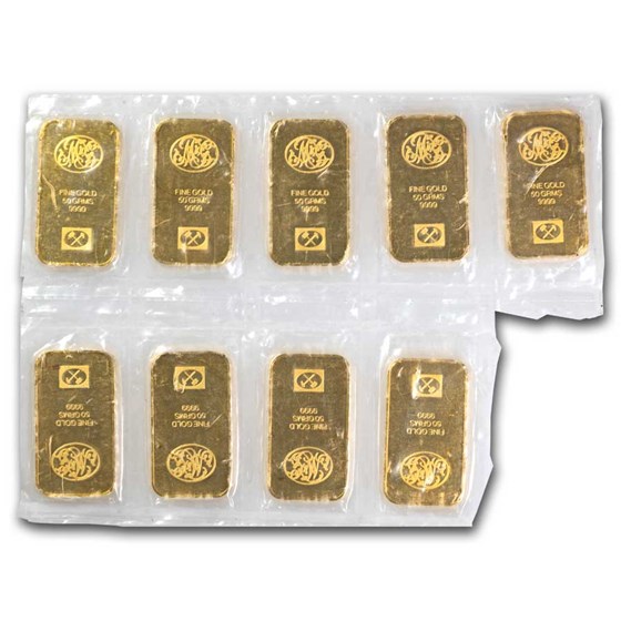 50 gram Gold Bar - Johnson Matthey (Matthey Garrett, Sealed Set) 50 gram Gold Bar - Johnson Matthey (Matthey Garrett, Sealed Set)