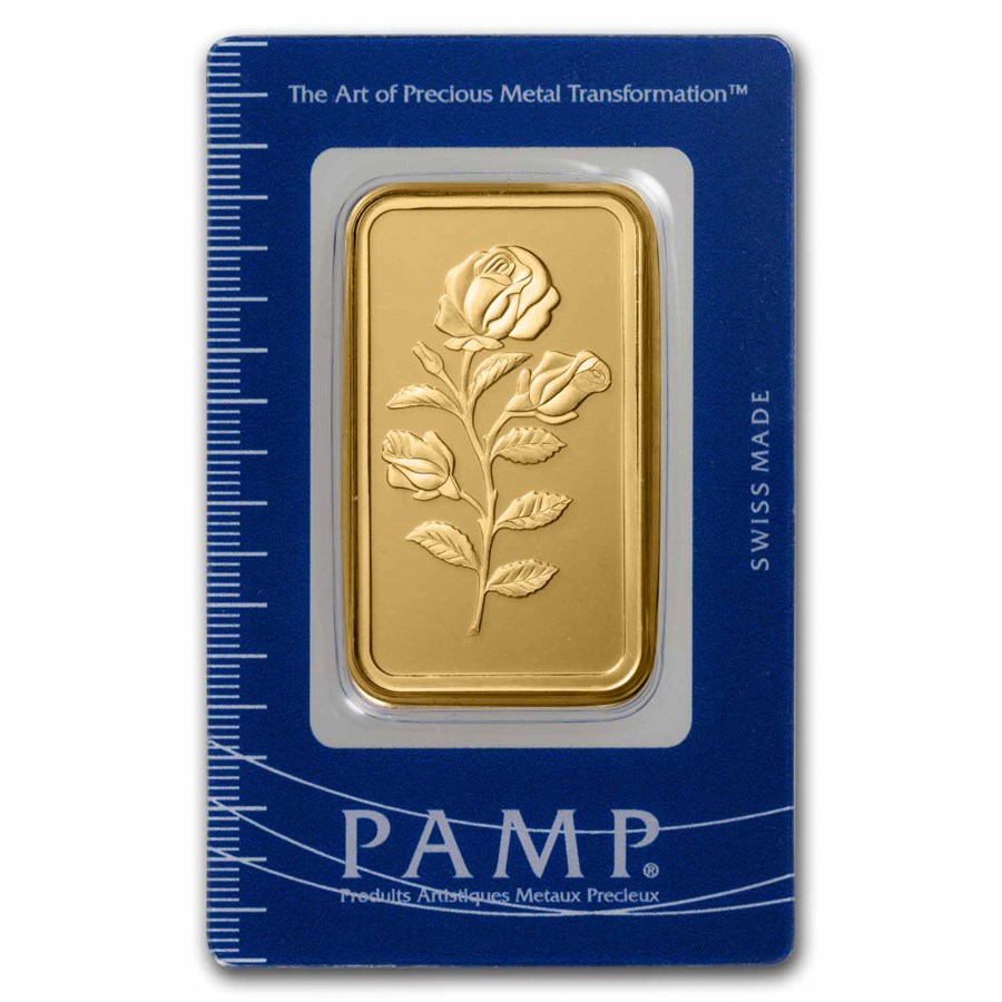 50 gram Gold Bar - PAMP Suisse (Rosa)