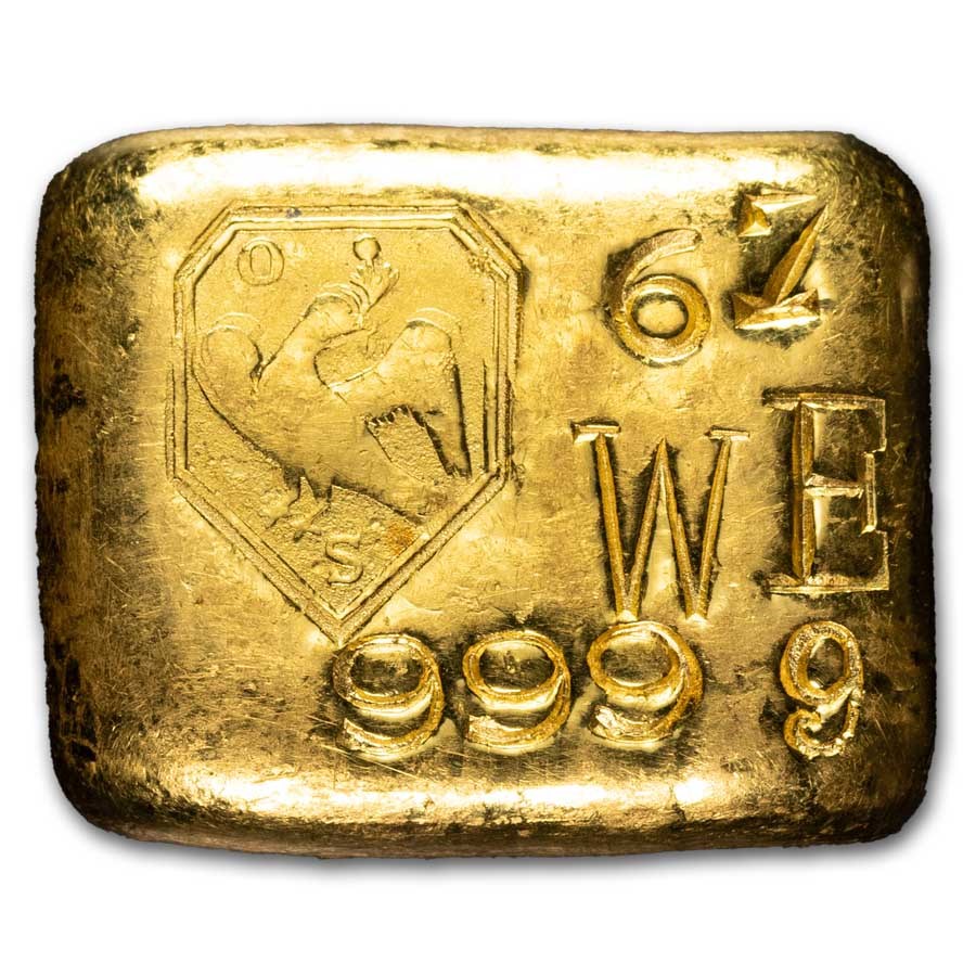50 Gram Gold Bar - Schöne Edelmetaal (Vintage, Poured)