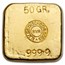 50 Gram Gold Square Vintage - Rothschild (1.607 oz)