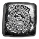 50 gram Hand Poured Silver Square - MPM