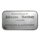 50 Gram Platinum Bar - Johnson Matthey London (.9995 Fine)