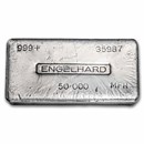 50 oz Silver Bar - Engelhard (4th Series, MFR, #35987)