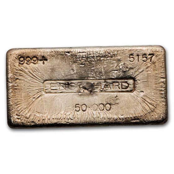 50 oz Silver Bar - Engelhard (4th Series)