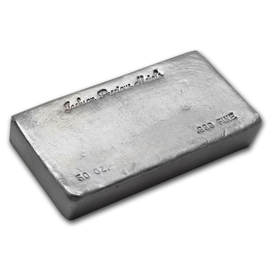50 oz Silver Bar - Jackson Precious Metals