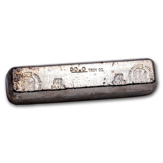 50 oz Silver Bar - Phoenix Precious Metals Ltd. 50 oz Silver Bar - Phoenix Precious Metals Ltd.