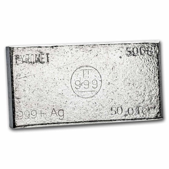 50 oz Silver Bar - Pyromet