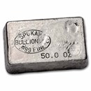 50 oz Silver Bar - Spokane Bullion Inc