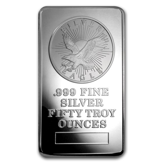50 oz Silver Bar - Sunshine (Struck) 50 oz Silver Bar - Sunshine (Struck)