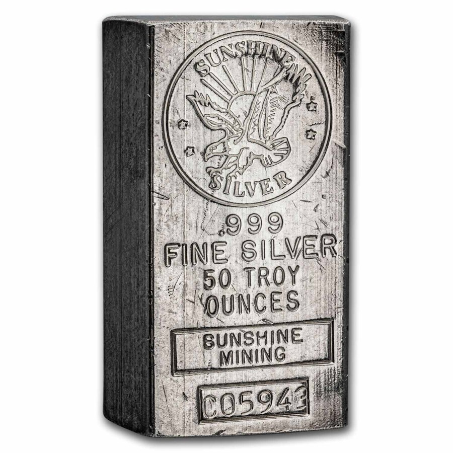 50 oz Silver Bar - Sunshine (Vintage)