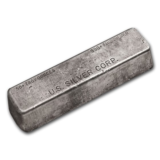 50 oz Silver Bar - U.S. Silver Corporation   