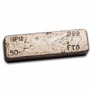 50 oz Silver Bar - Vintage Monarch Precious Metals (MPM)