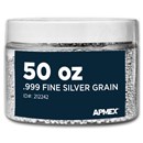 50 oz Silver Grain/Shot .999+ Fine