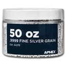 50 oz Silver Grain/Shot .9999+ Fine 50 oz Silver Grain/Shot .9999+ Fine